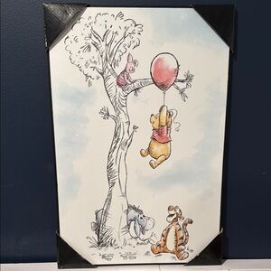 Disney Winnie the Pooh Wall Art - Red and Yellow